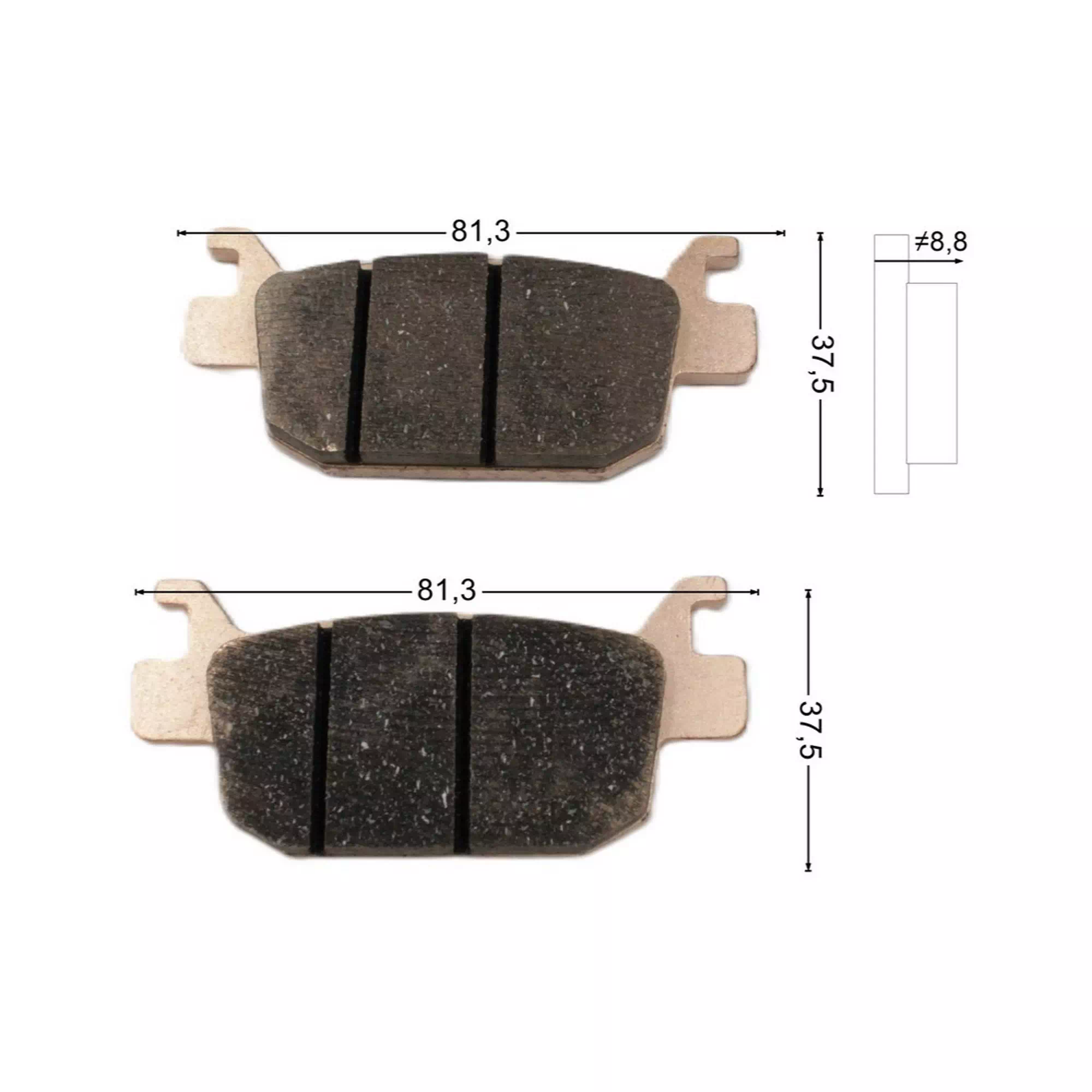 QJ MOTOR SRK 250-RR ARKA DİSK BALATASI TAKIM #RK 64537